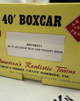 Aristo Craft Art 45211 PENNSY PILSNER Plug Door Box Car METAL WHEELS LN/BOX