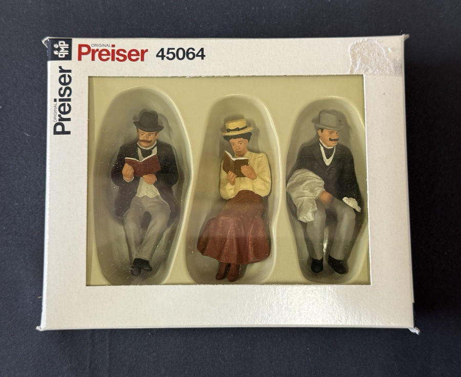 Preiser 45064 22.5 Scale Passengers for LGB - SEATED PASSENGERS G Scale New