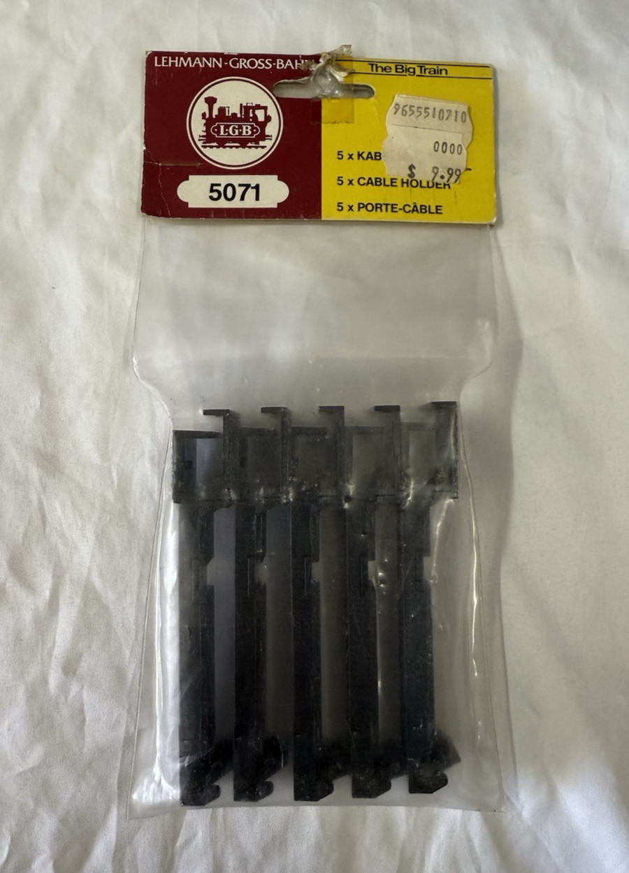 LGB 5071 CABLE HOLDER PACKS OF 5 G SCALE NEW Old Stock