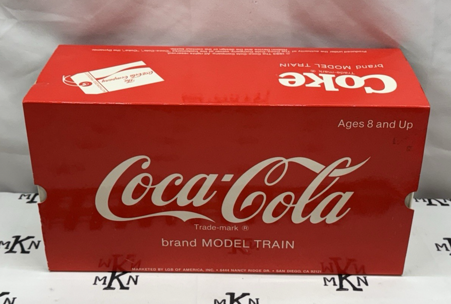 LGB 45352 Coca-Cola Box Car with Sound G Scale Metal Wheels LN/Box
