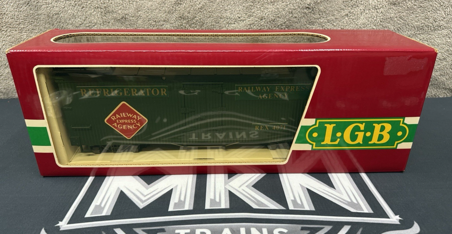 LGB 4071 G Scale Model Train Railway Express Agency Reefer Car LN/Box
