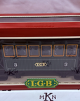 LGB 3040 G Scale LGB 3rd Class Green Coach Car #3 New In Box