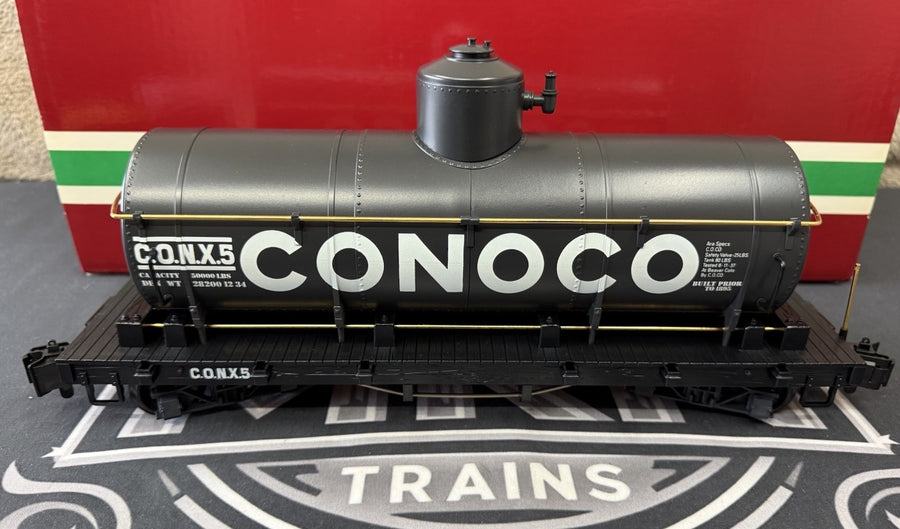 LGB 4080 Conoco Tank Car Metal Wheels G Scale LN Metal Wheels Knuckles