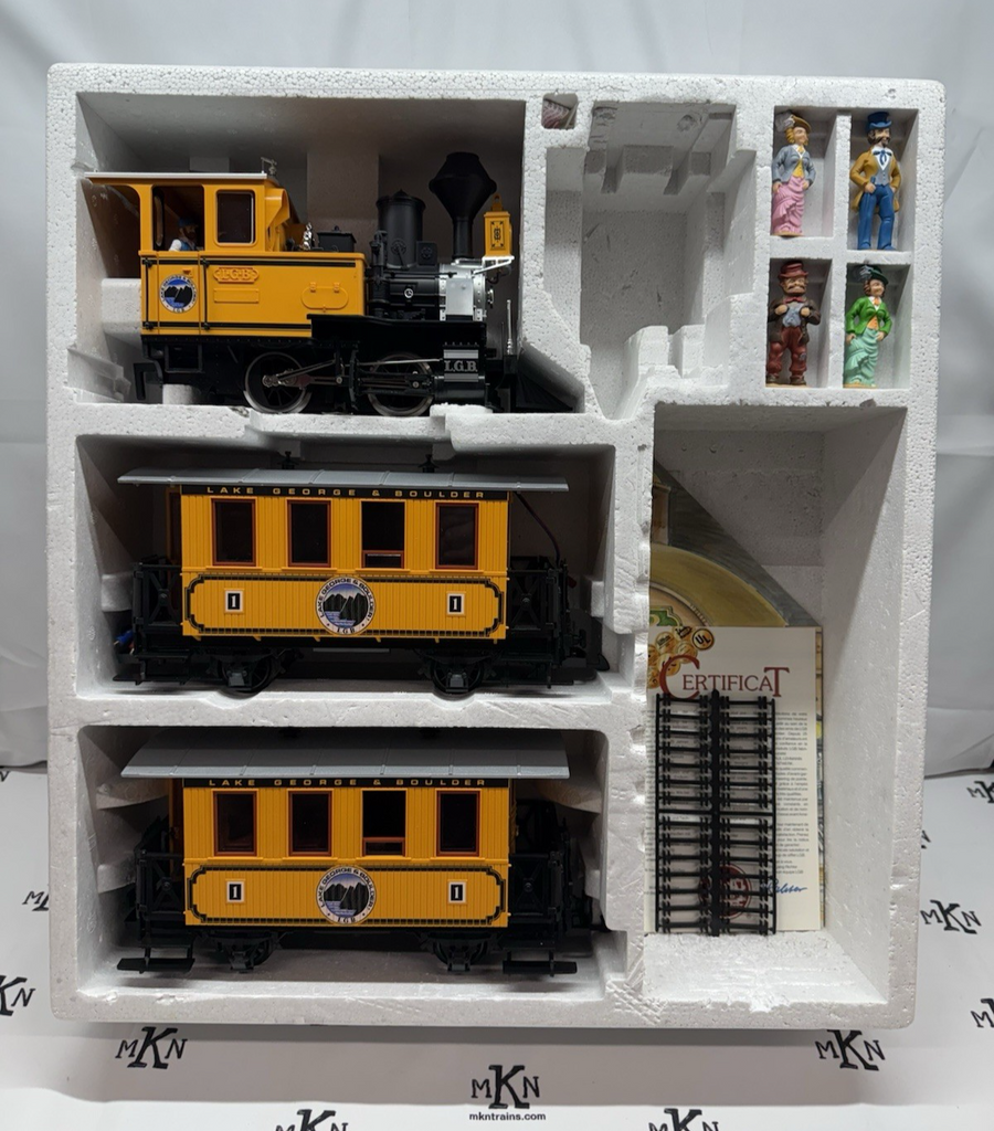 LGB 72312 Lake George & Boulder Passenger Starter Set G Scale Train Only LN