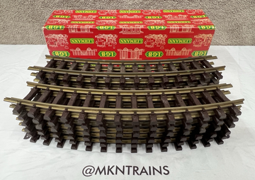 LGB 1500 G Scale Wide Radius Curved Track Sections (12) EX/Box