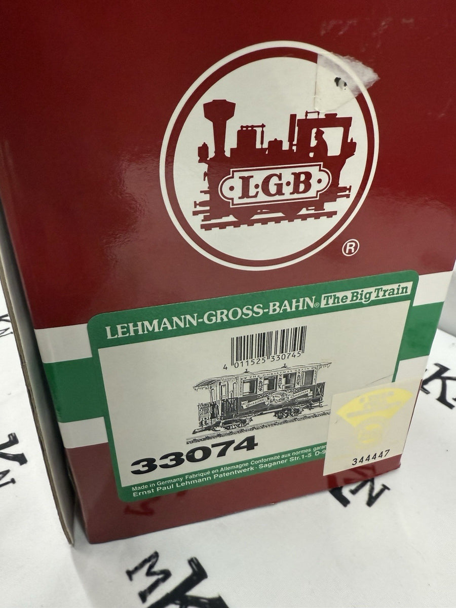 LGB 33074 Christmas Train Passenger Coach 2000 G Scale