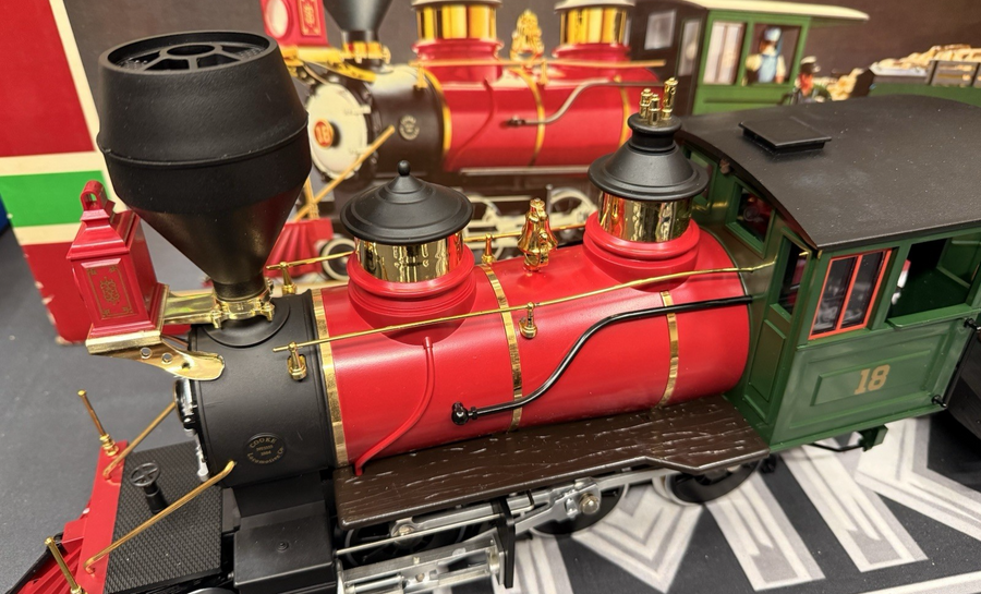 LGB 2018D DSPPRR Mogul Steam Engine w/Tender Tested LN/Box New Tire G Scale
