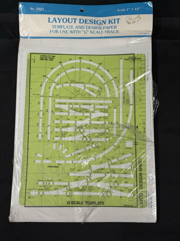 G Scale Template #3000 Plus Layout Design Sheets LGB Aristo Craft