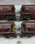 LGB 40040 PENNSYLVANIA RAILROAD PRR ORE CAR set G Scale Kadee Metal Wheels