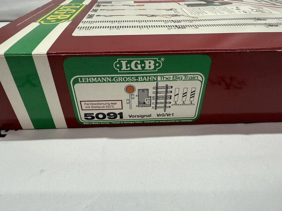 LGB 5091 Distant Signal Vr0/Vr1 European Track Signal G-Gauge NOS G Scale