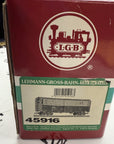 LGB 45916 Great Northern Box Car Kadee Couplers G Scale Old Stock No Trucks