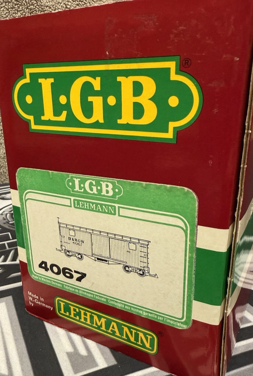 LGB 4067 G Scale Denver & Rio Grande Boxcar LN/Box