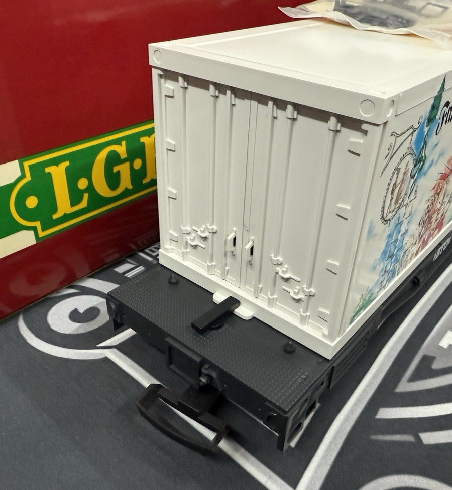 LGB 4085-CC G Scale Flat Car w/Frankenmuth, Michigan 1991 Convention New In box