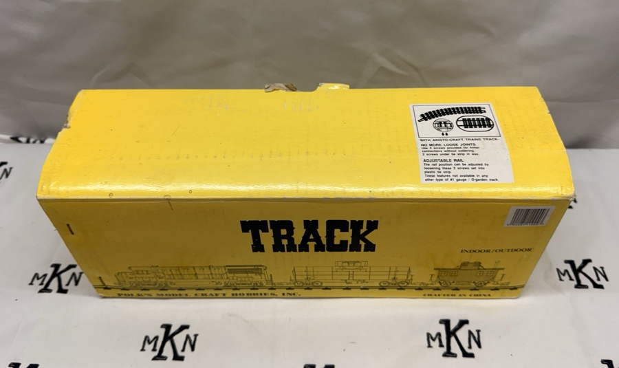 Aristo Craft ART-11000 G Scale Brass Euro Style 12" Straight Track 12 Pcs/box