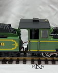 LGB 2017 Green Classic Steam Locomotive and Powered Tender G Scale LN