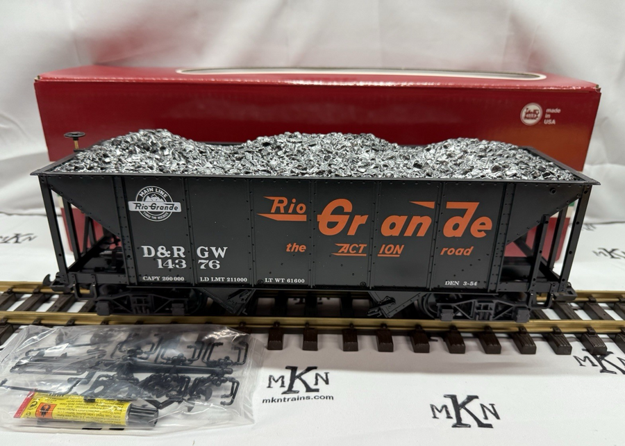 LGB 43760 Rio Grande 2 Bay Hopper #14376 Brand New G Scale