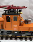LGB 2033 0-4-0 Electric Work Trolley Locomotive Orange #2033 G Scale LN/ Box