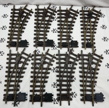 LGB Switches: 1200 Right Turn Manual Switches Turnouts EX G Scale Lot of 8