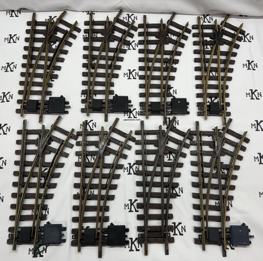 LGB Switches: 1200 Right Turn Manual Switches Turnouts EX G Scale Lot of 8