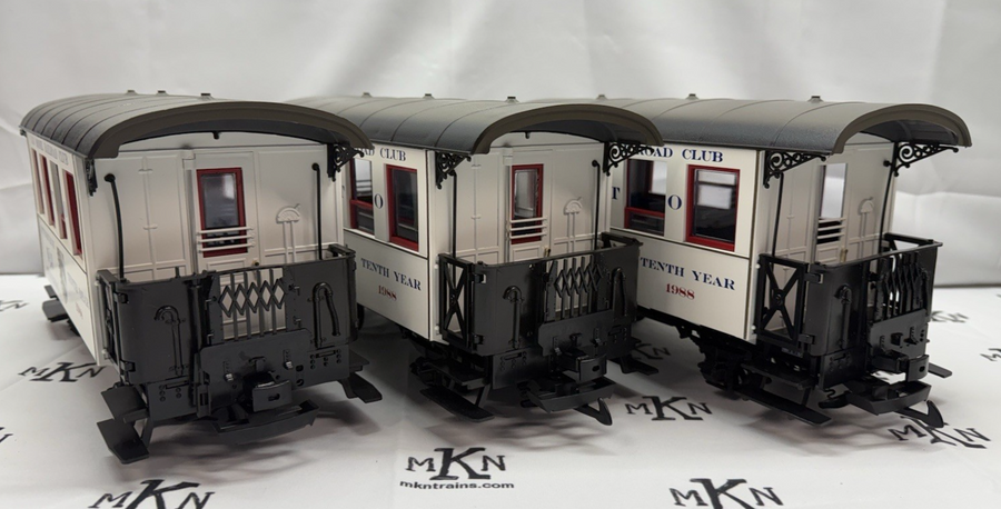 LGB Pittsburgh 1988 NURNBERG 10th Year Limited Edition Set White G Scale RARE