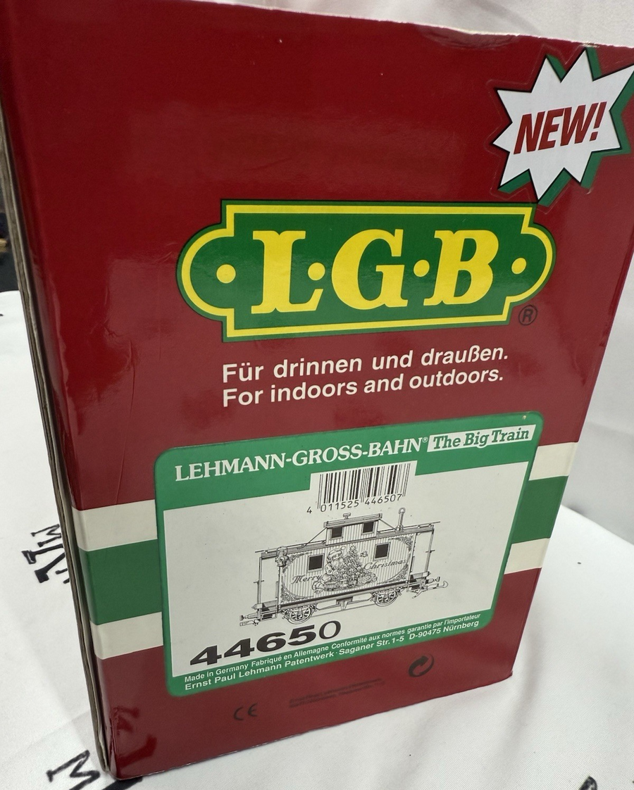LGB 44650 Christmas Santa Tree Train Caboose G Scale