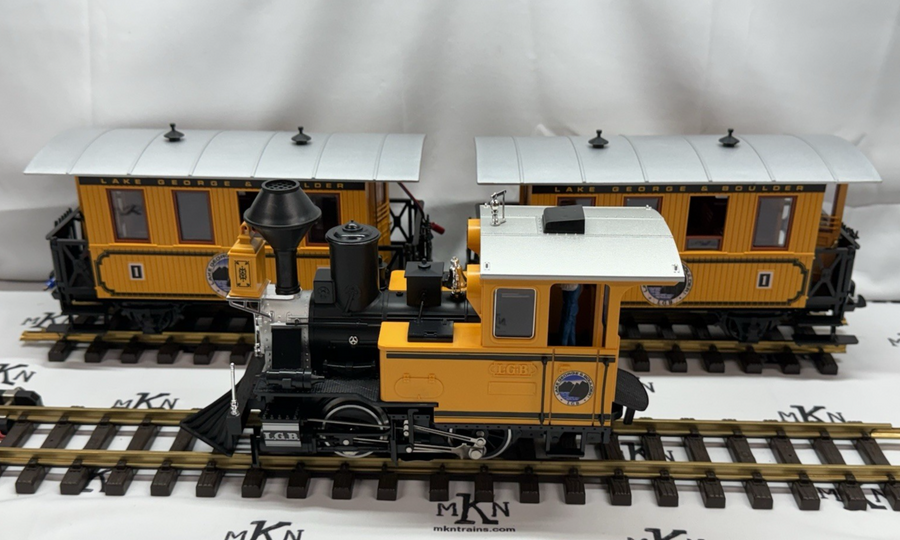 LGB 72312 Lake George & Boulder Passenger Starter Set G Scale Train Only LN