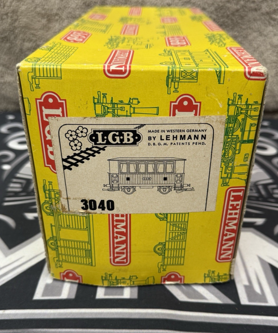 LGB 3040 G Scale 2nd Class Passenger Coach Wagon Car EX/Box