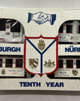 LGB G Scale 1988 BTO CLUB Pittsburgh Nurnberg 10th Year Set Engine/4 Coach Cars