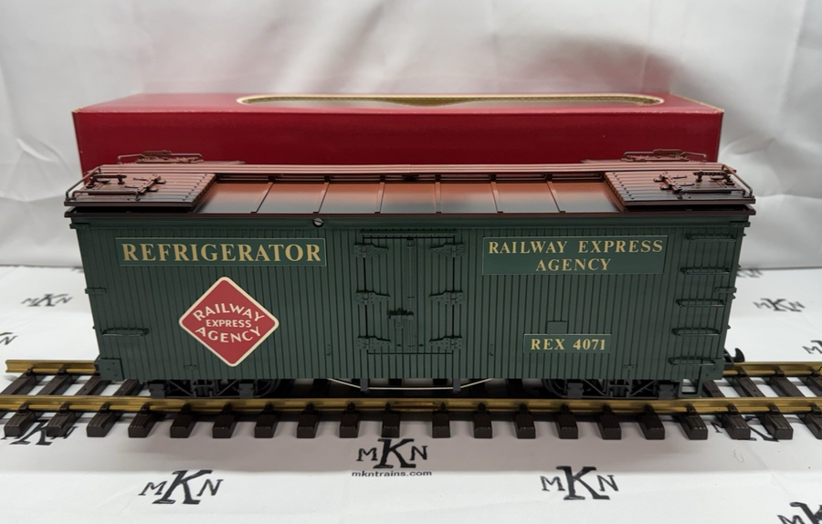 LGB 4071 G Scale Model Train Railway Express Agency Reefer Car LN/Box