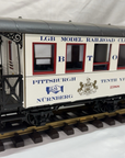 LGB G Scale 1988 BTO CLUB Pittsburgh Nurnberg 10th Year Set Engine/4 Coach Cars