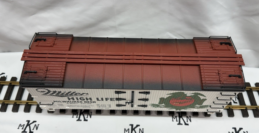 LGB 4072 MILLER HIGH LIFE REFRIGERATOR Reefer Car G Scale LN/BOX