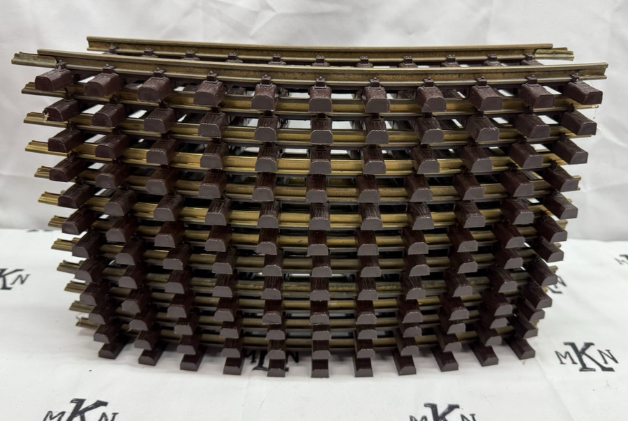 LGB 1100 11000 G Scale 30 Degree Curved Track Sections (12) EX