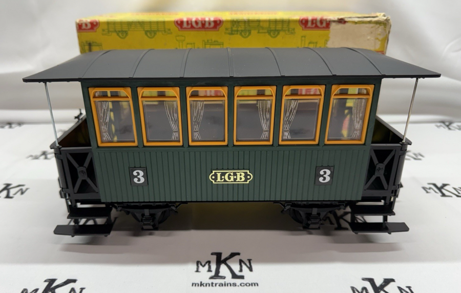 LGB 3040 G Scale 3rd Class Passenger Coach Wagon Car