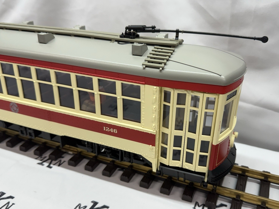 LGB 21382 G Scale Third Avenue Transit System Streetcar #1246 w/ Sound New/Box