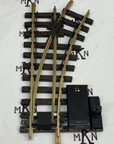 LGB 1205 Right Hand Turn Electric Switch Turnout with 1204 Lantern G Scale Track