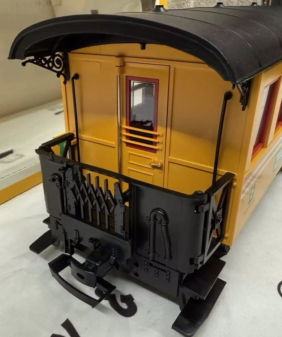 LGB PRIMUS 93007 Yellow PASSENGER CAR Coach NEW in box NOS