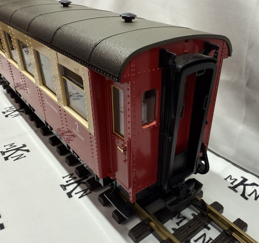 LGB 3063 Rh B Red 2nd Class Passenger Car G Scale