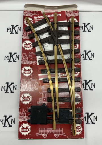 LGB 12100 G Scale 30 Degree Left Hand Manual Turnout LN/Box