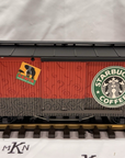 LGB 49670 Starbucks Coffee Single Door Box Car G Scale