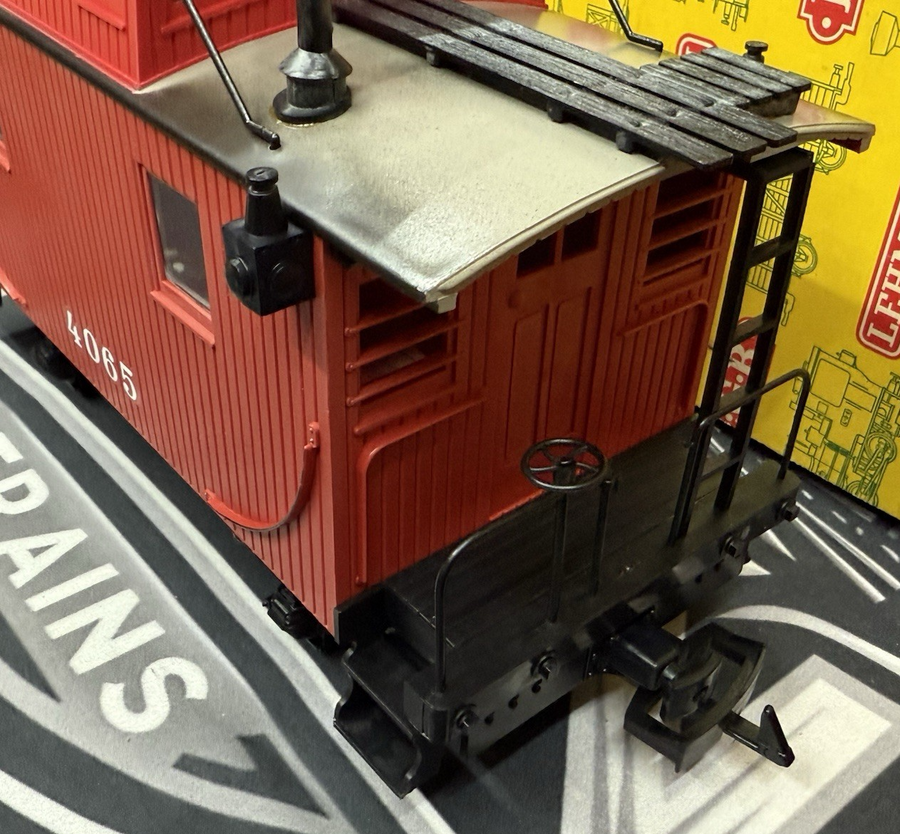 Vintage LGB 4065 Early Years Blank Caboose Red EX/Yellow Box G Scale
