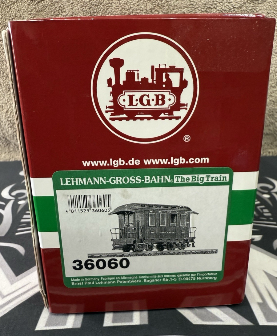 LGB G 36060 Passenger Car "Lake Bennett W.P. and Y.R. 240" USA LN/Box Lighted.