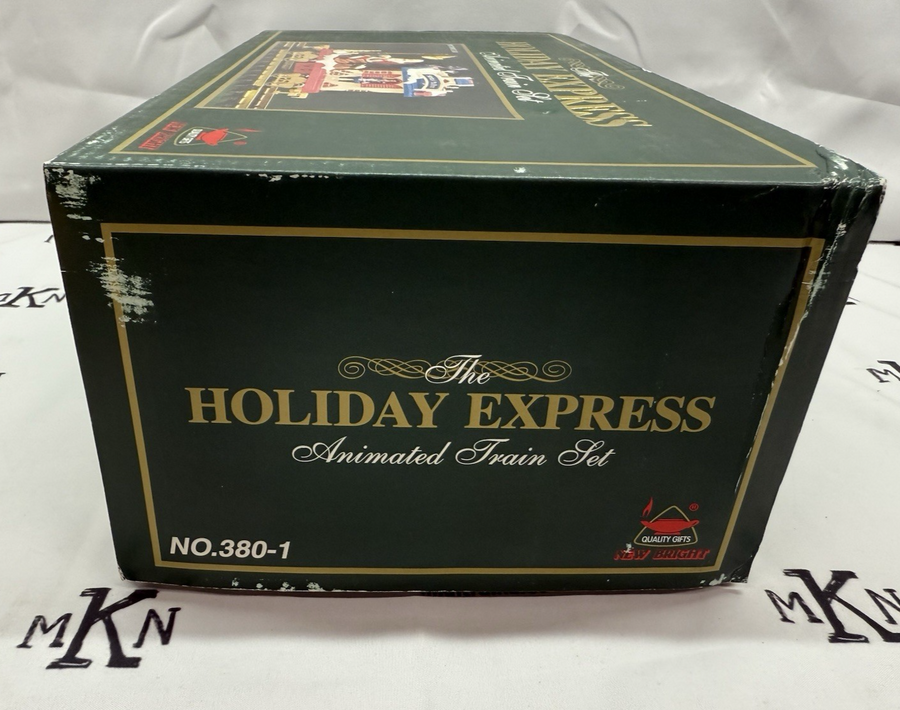 New Bright 380-1 G Holiday Express Animated Post Office Car Santa's Mailbox LN