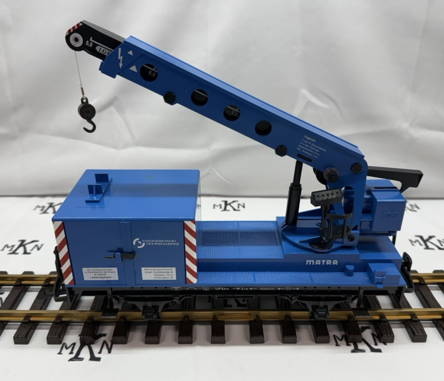 LGB 72435 Mannesmann G Gauge Steam Smoke Starter Train Set G Scale RARE Limited