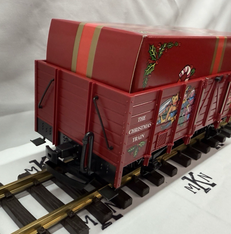 LGB 40217 Christmas Gondola Train Package Car G Scale