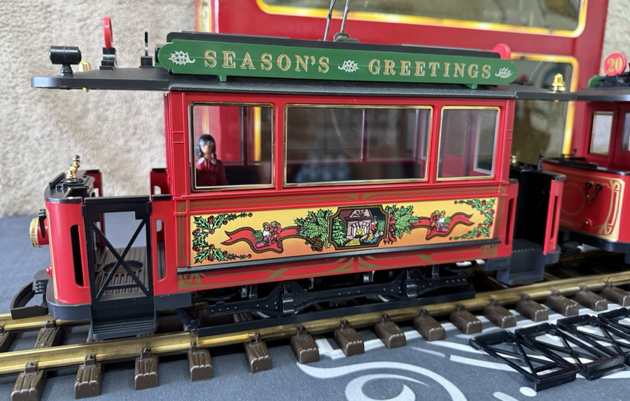 LGB 2036 Christmas Season Greetings Trolley Anniversary Set Tested LN/Box