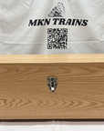 G Scale 36" Solid Oak Wood Locomotive Storage Transport Case Diesel Engine Box