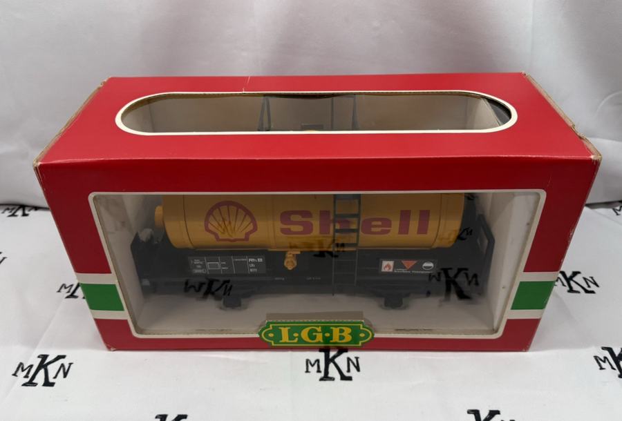 LGB 4040 S Shell Tanker Train Car G Scale