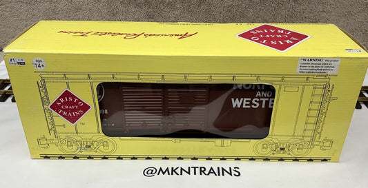 Aristo Craft G Scale ART-45110 Norfolk Western Steel Box Car Road #308098