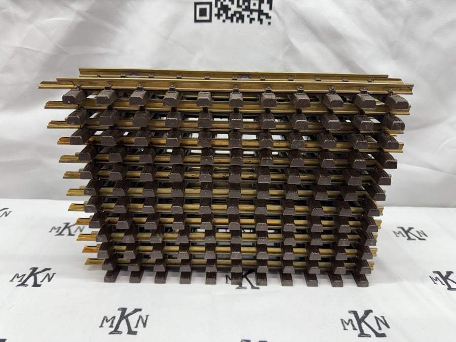 LGB 10000 (1000) x 12 Brass Straight Track G Scale EX/Box