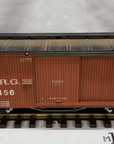 LGB 4067 G Scale Denver & Rio Grande Box Car Weathered Metal Wheels Kadee EX